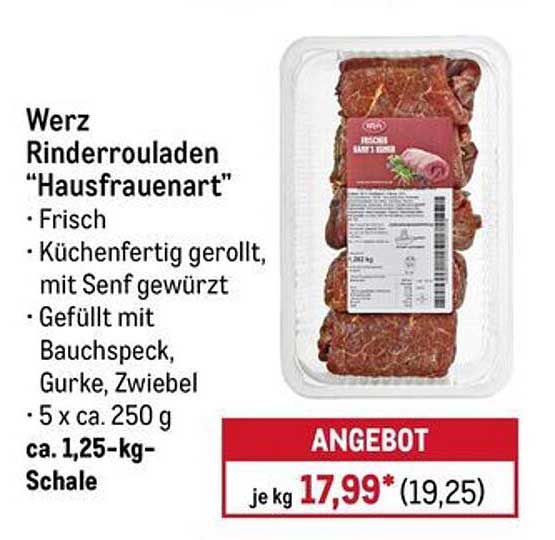 Werz Rinderrouladen "Hausfrauenart"
