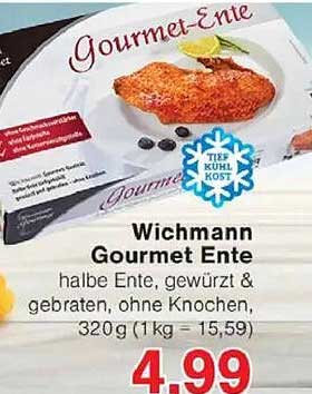 Wichmann Gourmet Ente - halbe Ente, gewürzt & gebraten, ohne Knochen, 320 g