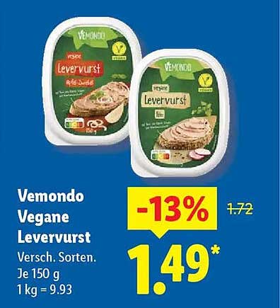 Vemondo Vegane Leberwurst
