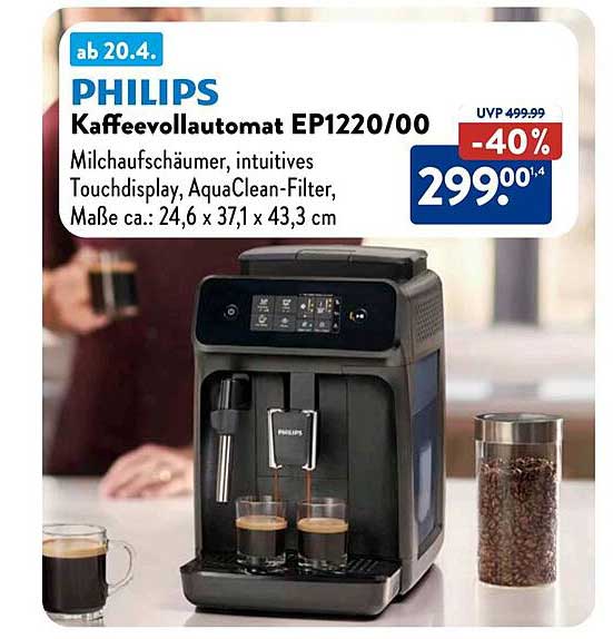 PHILIPS Kaffeevollautomat EP1220/00
