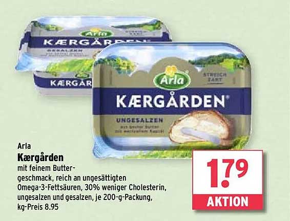Arla Kærgården Ungesalzen 200-g-Packung