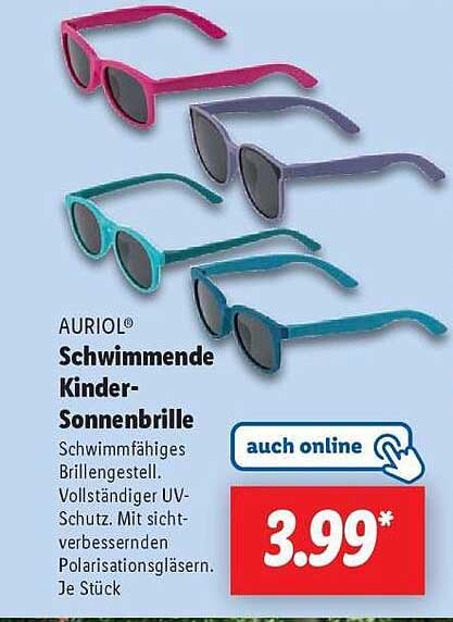 AURIOL® Schwimmende Kinder-Sonnenbrille