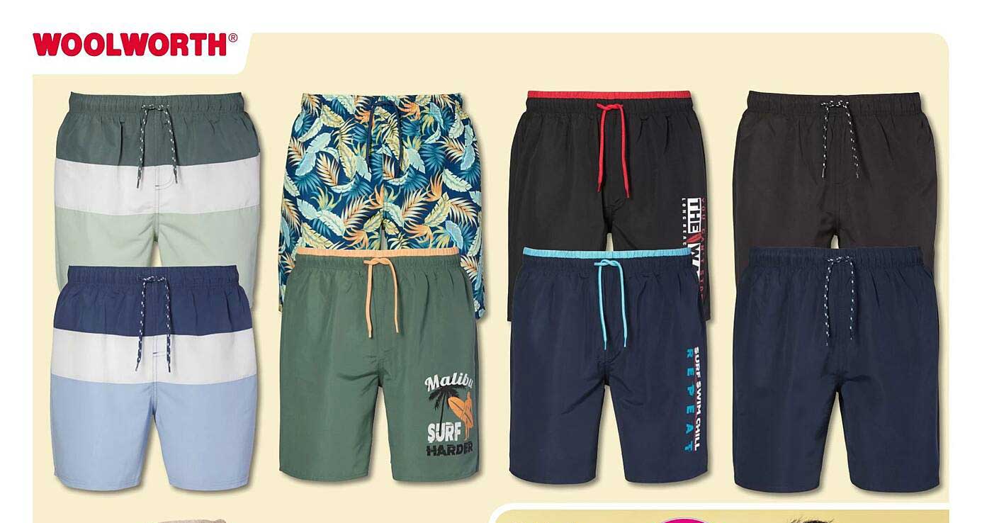 Badeshorts in verschiedenen Designs