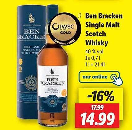 Ben Bracken Single Malt Scotch Whisky