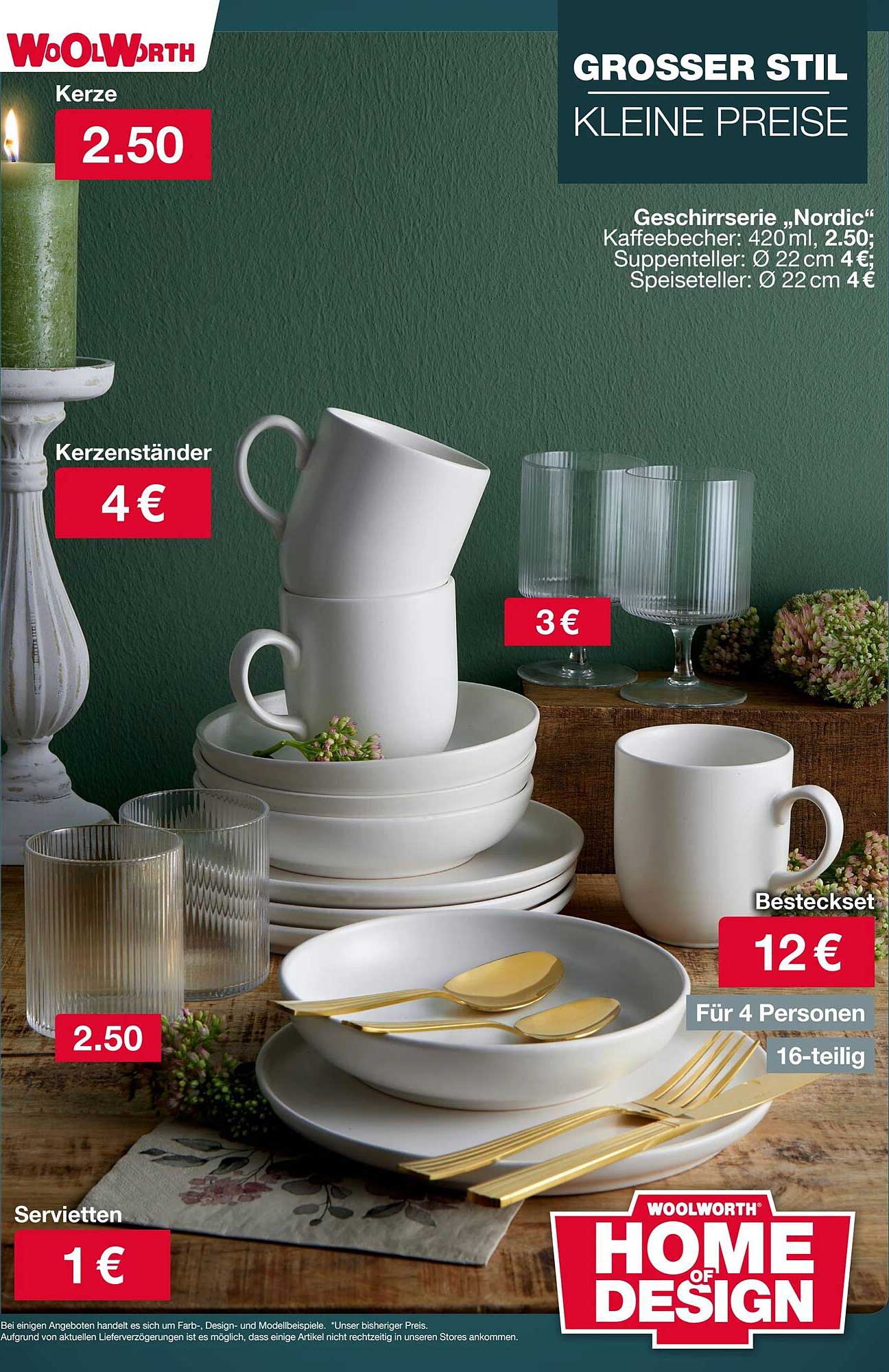 Bestücktes Besteckset für 4 Personen – 16-teilig für nur 12€