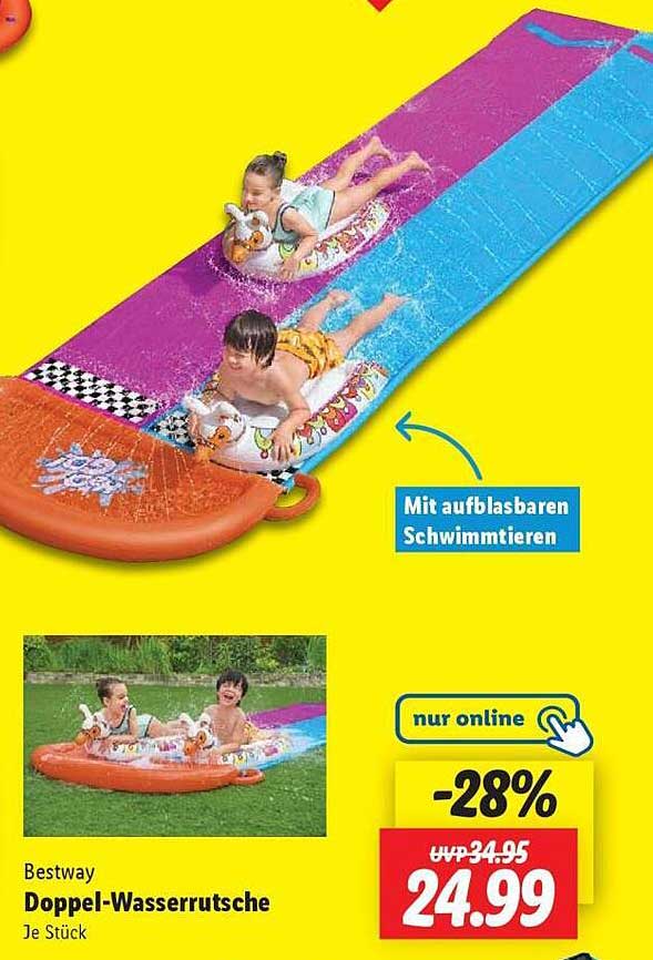 Bestway Doppel-Wasserrutsche
