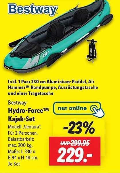 Bestway Hydro-Force™ Kajak-Set - Nur online erhältlich