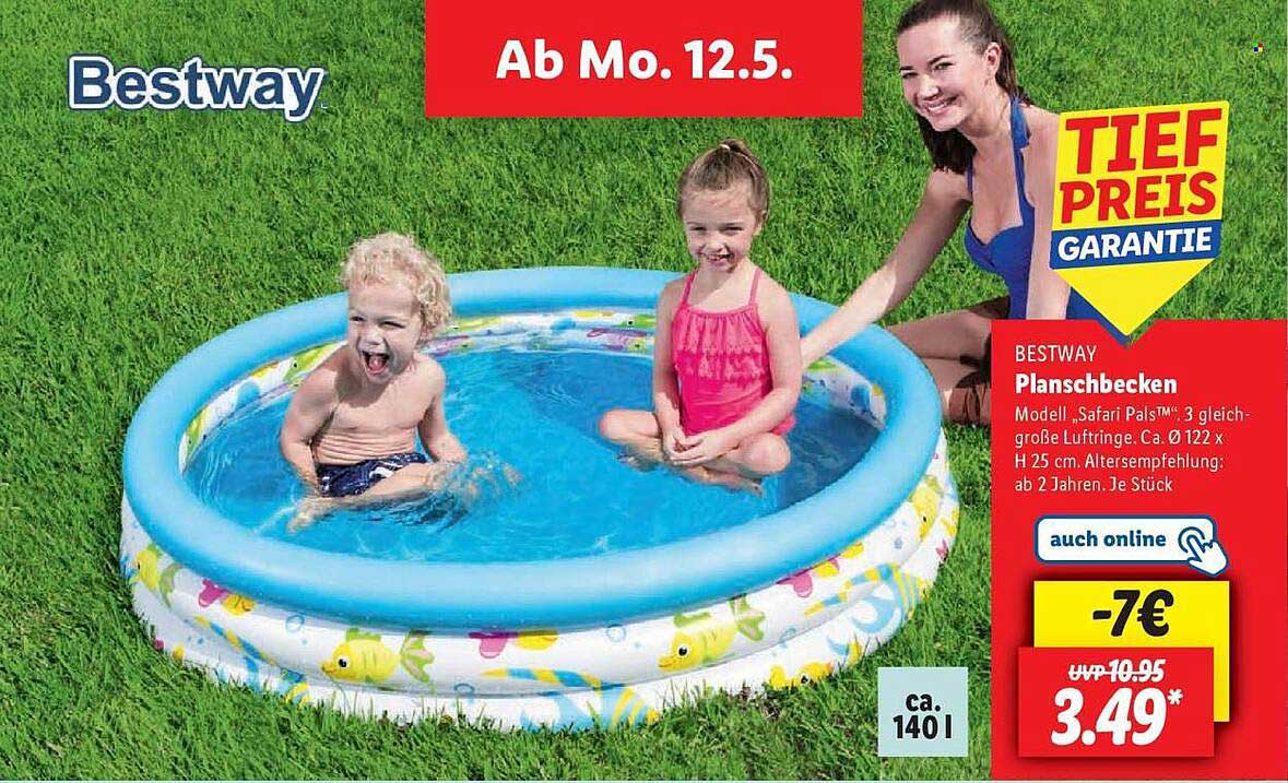 BESTWAY Planschbecken Modell 'Safari Pals™'