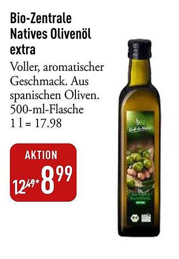 Bio-Zentrale Natives Olivenöl extra