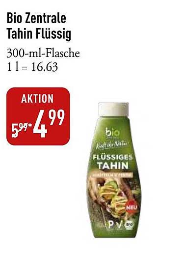 Bio Zentrale Tahin Flüssig 300 ml