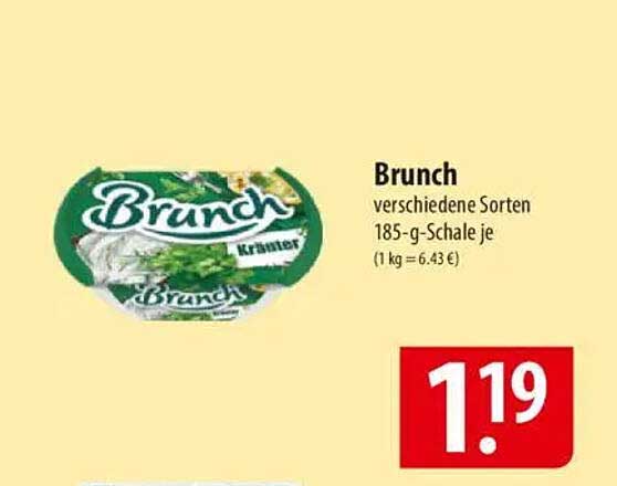 Brunch verschiedene Sorten 185-g-Schale