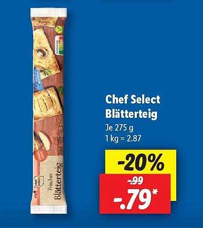 Chef Select Blätterteig 275 g
