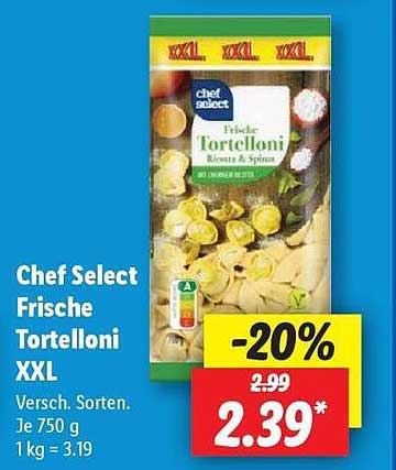 Chef Select Frische Tortelloni XXL