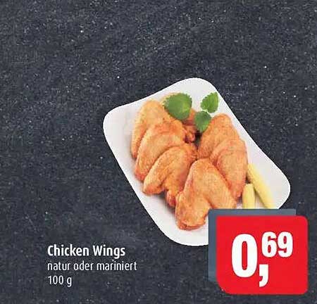 Chicken Wings natur oder mariniert 100 g