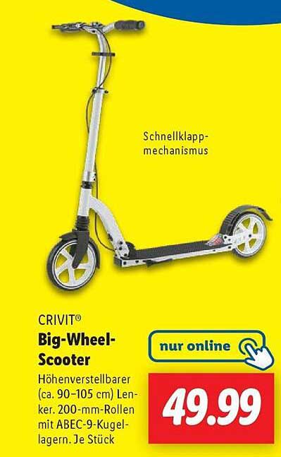 CRIVIT® Big-Wheel-Scooter