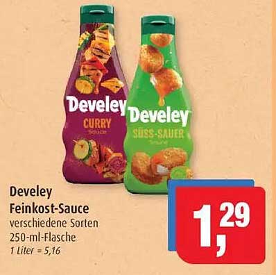 Develey Feinkost-Sauce verschiedene Sorten 250-ml-Flasche