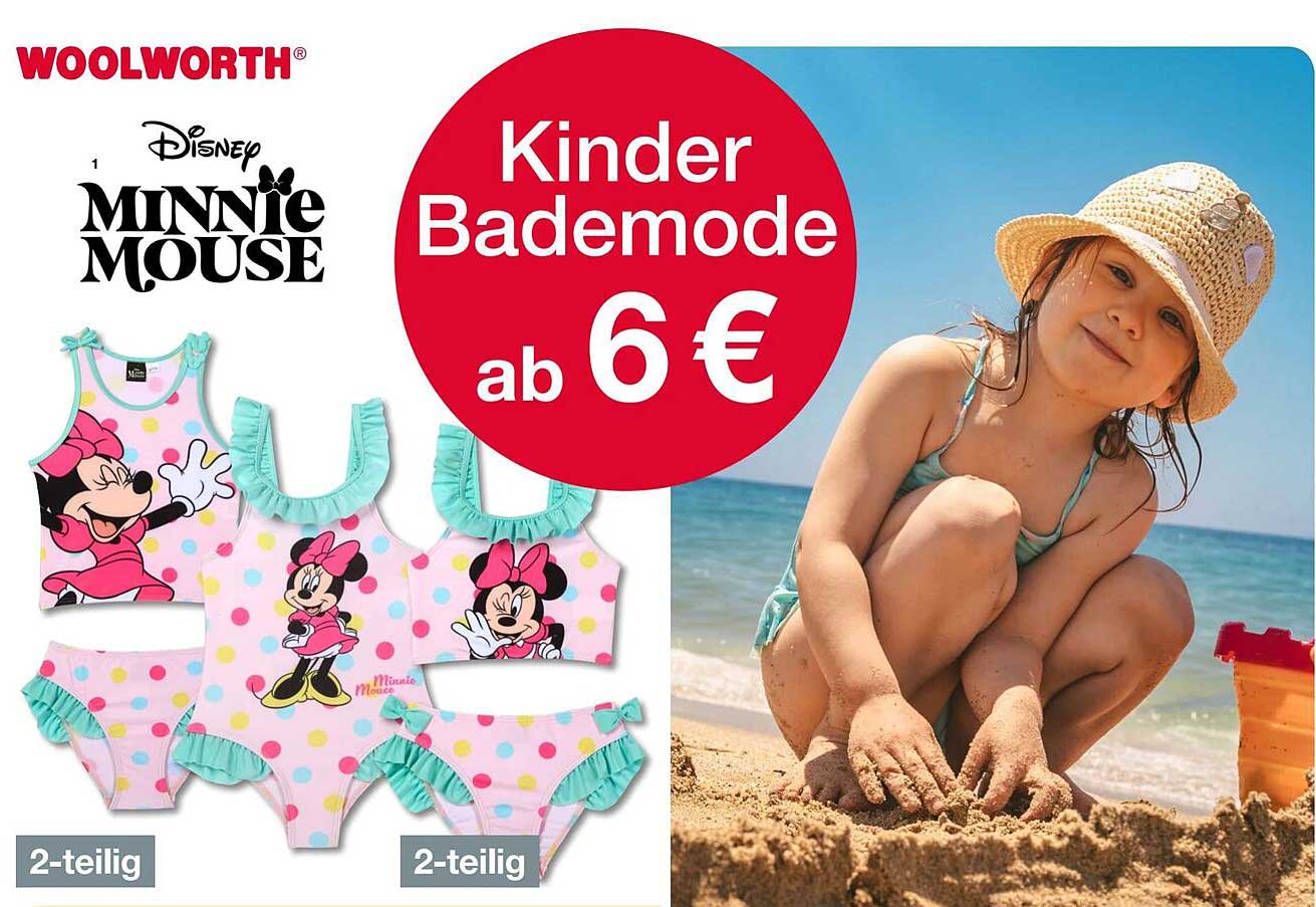 Disney Minnie Mouse Kinder Bademode 2-teilig
