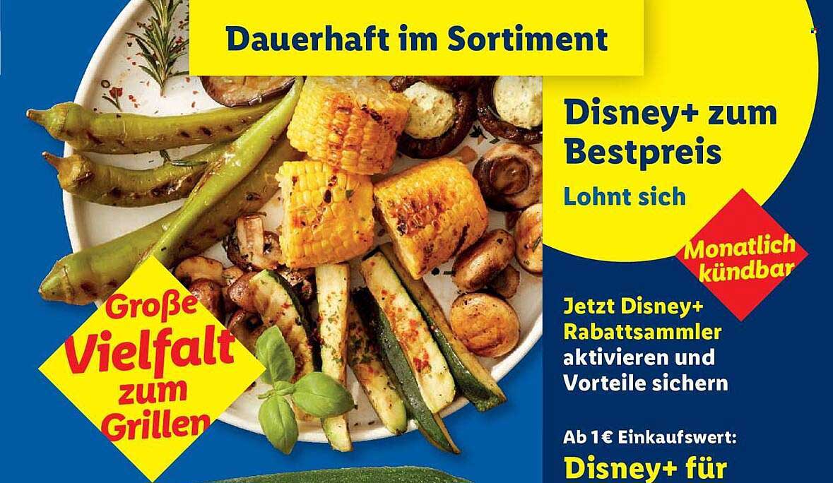 Disney+ zum Bestpreis - Lohnen sich für große Vielfalt zum Grillen