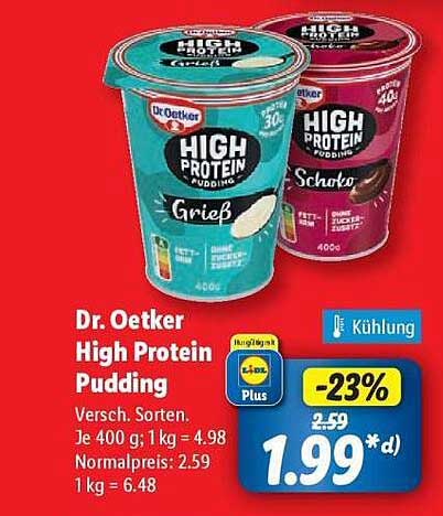 Dr. Oetker High Protein Pudding