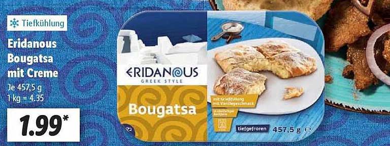 Eridanous Bougatsa mit Creme
