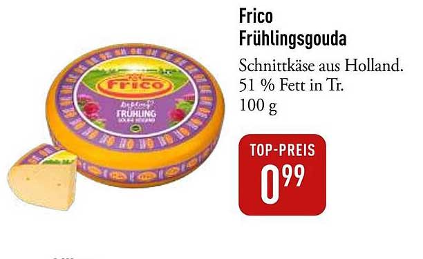 Frico Frühlingsgouda Schnittkäse aus Holland