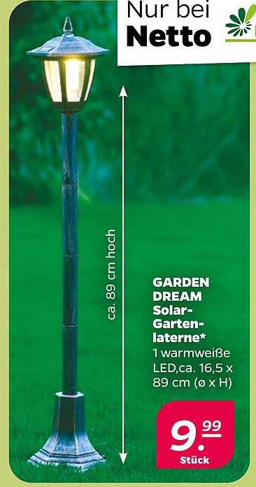 GARDEN DREAM Solar-Gartenlaterne