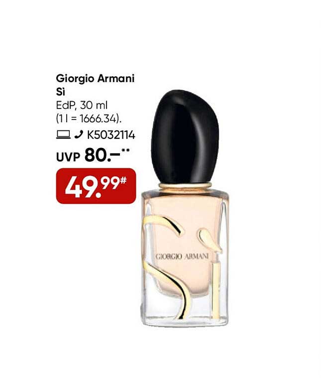 Giorgio Armani Si EdP, 30 ml
