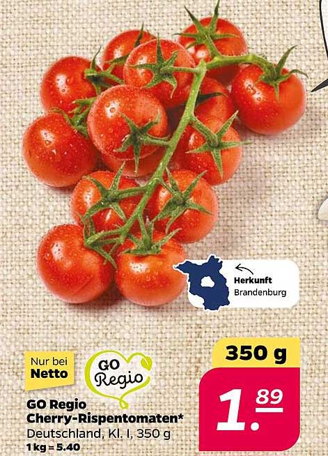 GO Regio Cherry-Rispentomaten 350 g
