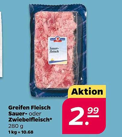 Greifen Fleisch Sauer- oder Zwiebelcuisine 280 g