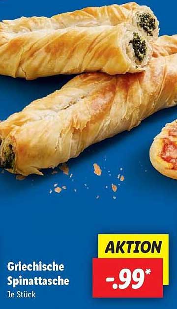 Griechische Spinatstasche je Stück