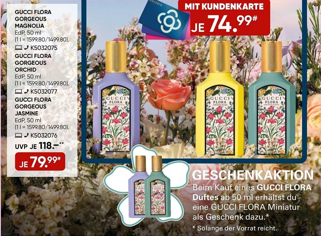 GUCCI FLORA Gorgeous - EdP 50 ml (Several Variants Available)