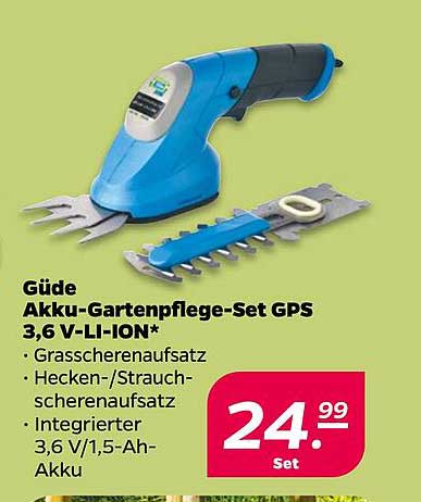 Güde Akku-Gartenpflege-Set GPS 3,6 V-LI-ION*