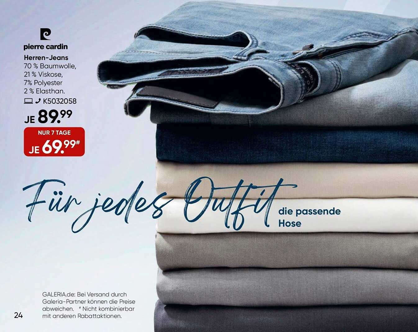 Herren-Jeans von Pierre Cardin für nur 69,99 €