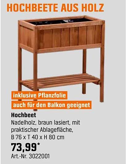 Hochbeete aus Holz