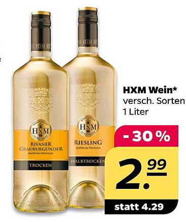 HXM Wein* versch. Sorten 1 Liter