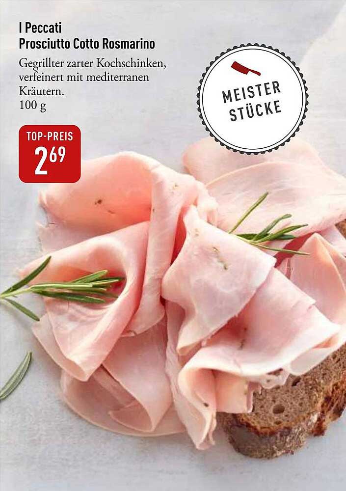 I Peccati Prosciutto Cotto Rosmarino