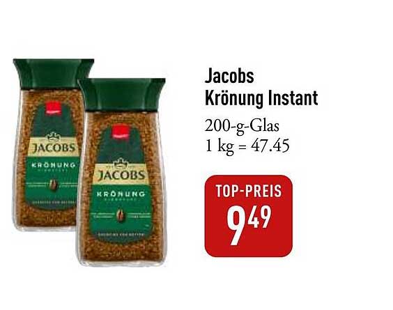 Jacobs Krönung Instant 200-g-Glas