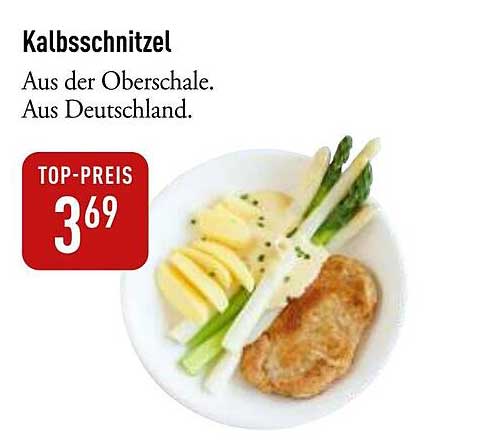 Kalbschnitzel aus der Oberschale – Aus Deutschland