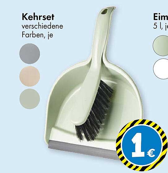 Kehrset verschiedene Farben, je