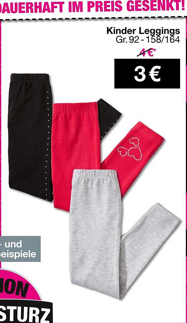 Kinder Leggings Gr. 92 - 158/164