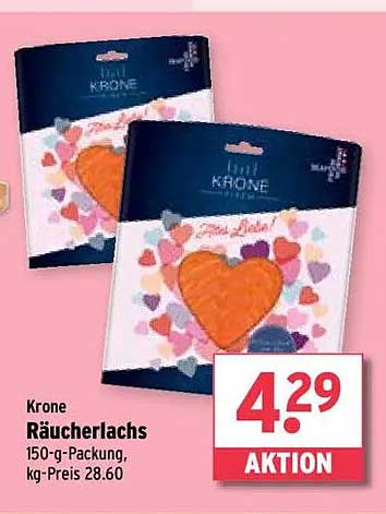 Krone Räucherlachspaket 150 g