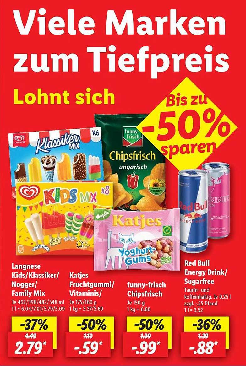Langnese Kids/Klassiker/Nogger/Family Mix