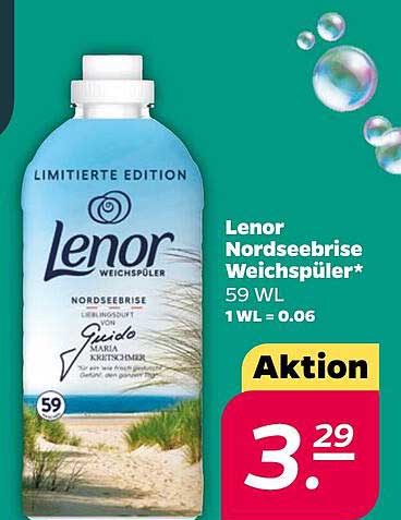 Lenor Nordseebrise Weichspüler 59 WL - Aktion
