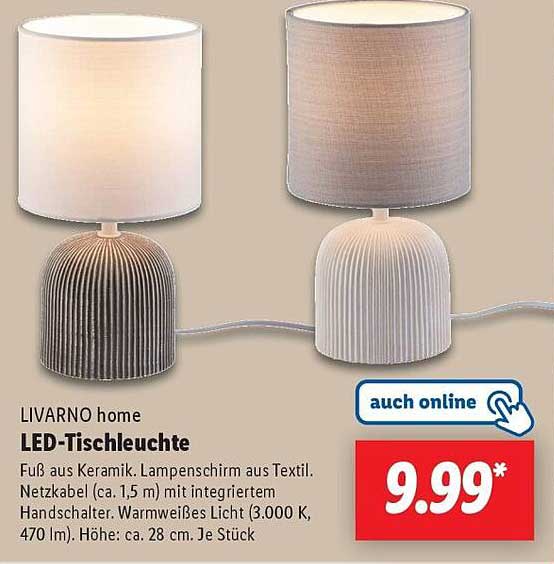 LIVARNO home LED-Tischleuchte