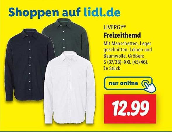 LIVERGY® Freizeithemden – Bequem, Stilvoll und Vielseitig