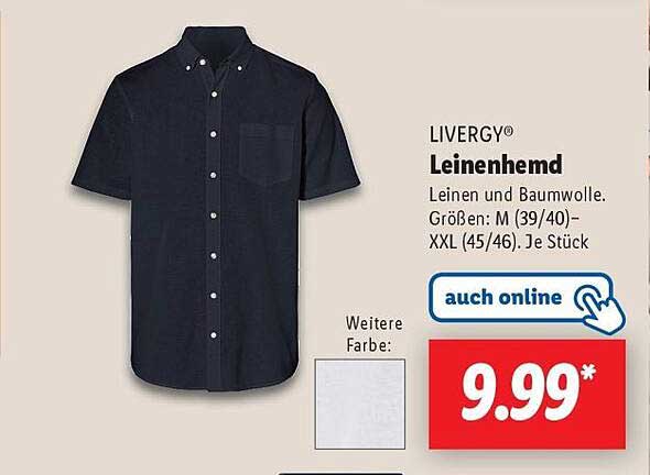 LIVERGY® Leinenhemd