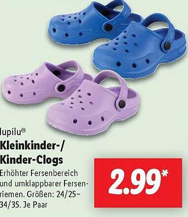 Lupilu® Kleinkinder-/Kinder-Clogs