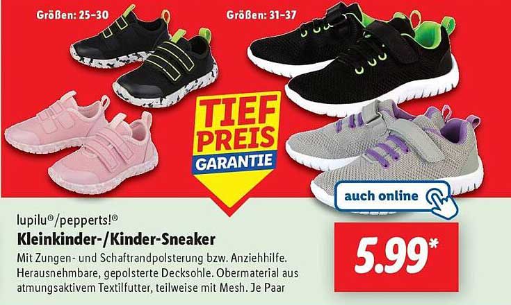 lupilu®/pepperts!® Kleinkinder-/Kindersneaker
