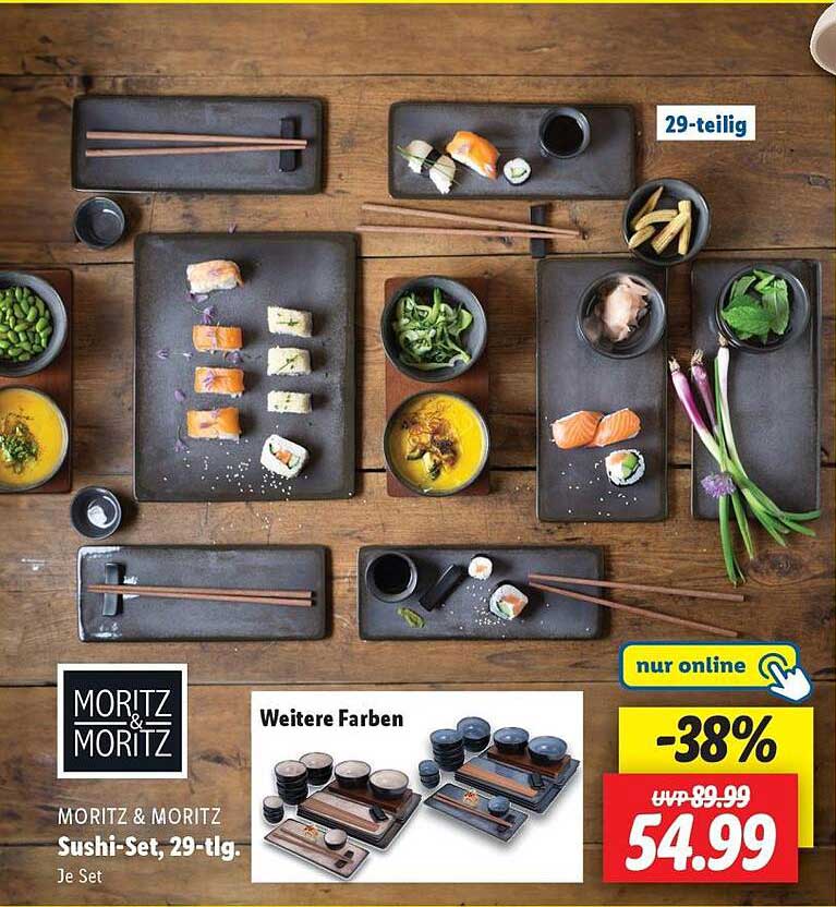 Moritz & Moritz Sushi-Set, 29-tlg.