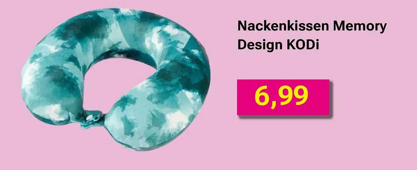 Nacken Kissen Memory Design KODi